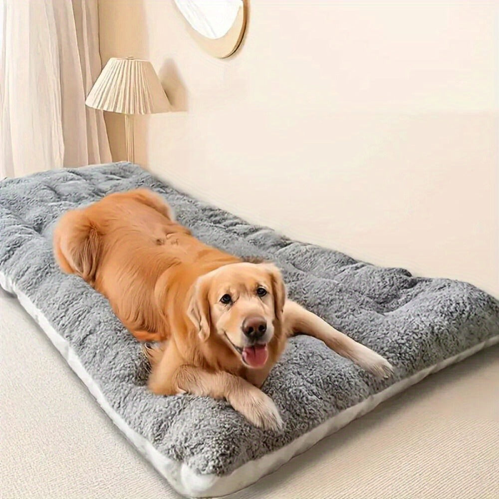 Dog Sofa Bed Extra Large Plush Ultra-Soft Pet Mat – Thick Polyester Fiber Filled Couch Bed for Small Medium Large Dogs, Modern Durable Dog Bed, Perfect Gift for Dog Lovers