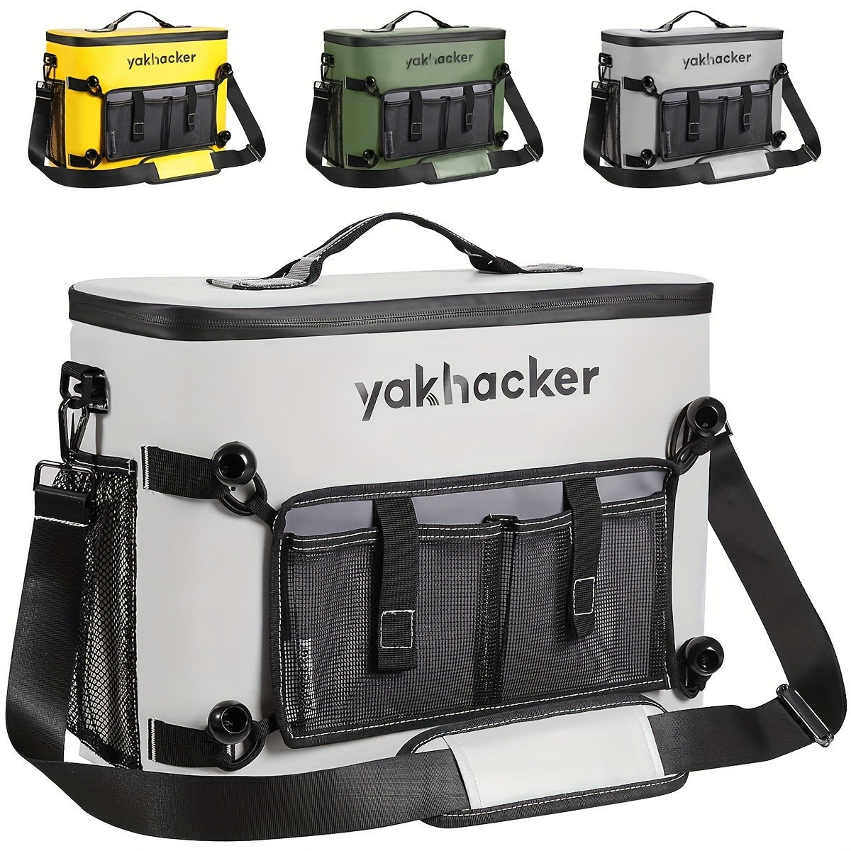 Kayak Cooler Bag with Lawn-Chair Style Seat Back – Insulated Portable Ice Chest for Kayaking, Boating, Beach, Camping & Travel, Adjustable Shoulder Strap, Keeps Drinks & Snacks Cold All Day