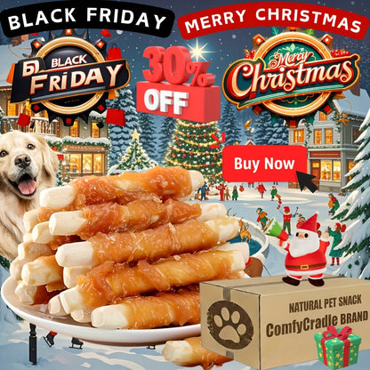 Calcium Stick Dog Treats – Chicken Wrapped Milk Calcium Sticks, High Protein Easily Digestible Training Rewards for Small Medium Large Dogs, Healthy Dental Chews with Real Chicken & Milk, 200g & 400g