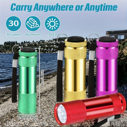 Bulk Flashlight Gift Set 32pcs – Mini Aluminum Handheld LED Torch with Lanyard for Boys & Girls, Small Flashlights for Christmas, Halloween, Thanksgiving, Birthday, Night Reading, Emergency & Camping (Batteries Not Included)