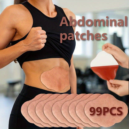 Abdominal Patch 99pcs Non-Irritating Belly & Waist Care Patches – Gentle Skin-Friendly Formula, Bulk Pack for Daily Use, Suitable for Abdomen & Waist, Great Gift for Family & Friends