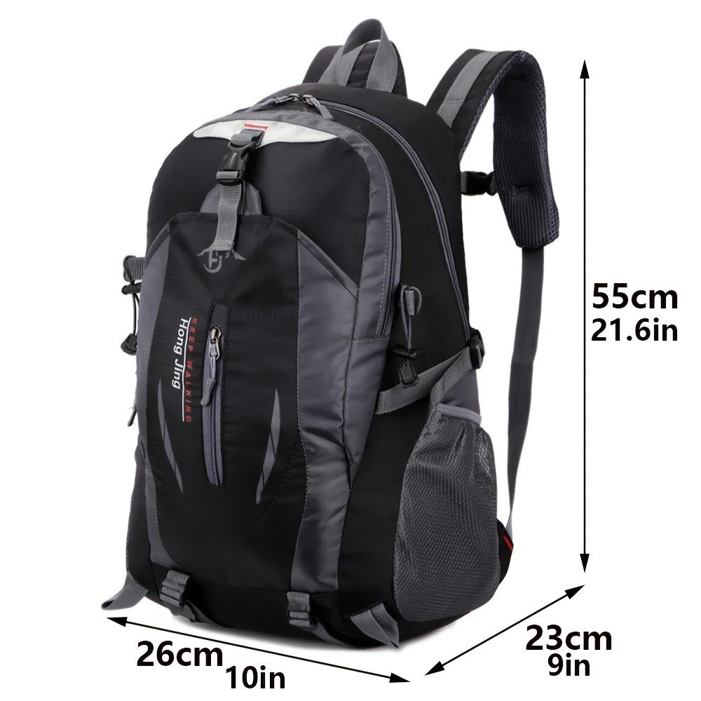 Hiking Daypack 25.5L Lightweight Oxford Backpack for Men Women with Laptop Compartment Torso Adjustment Outdoor Sport Cycling Travel Camping Backpack Red Blue Black Orange