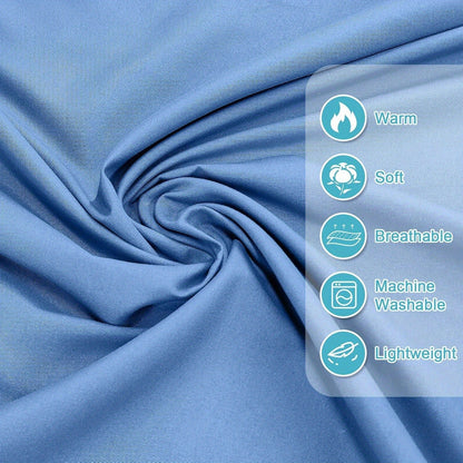 Sleeping Bag Liner for Adults – Two-Way Zipper Sleep Sack with Foot Exposure, Lightweight Portable Travel Sheet for Camping, Hiking, Hotel & Hostel Use, Single Size, Machine Washable