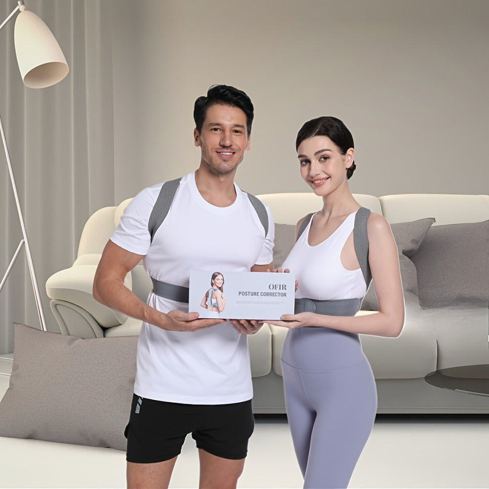 Posture Corrector for Men & Women - Adjustable Back Brace Shoulder Support Hunchback Corrector for Improved Posture, Comfort Fit Unisex Design, Sizes S M L XL - Back Pain Relief Office & Daily Wear