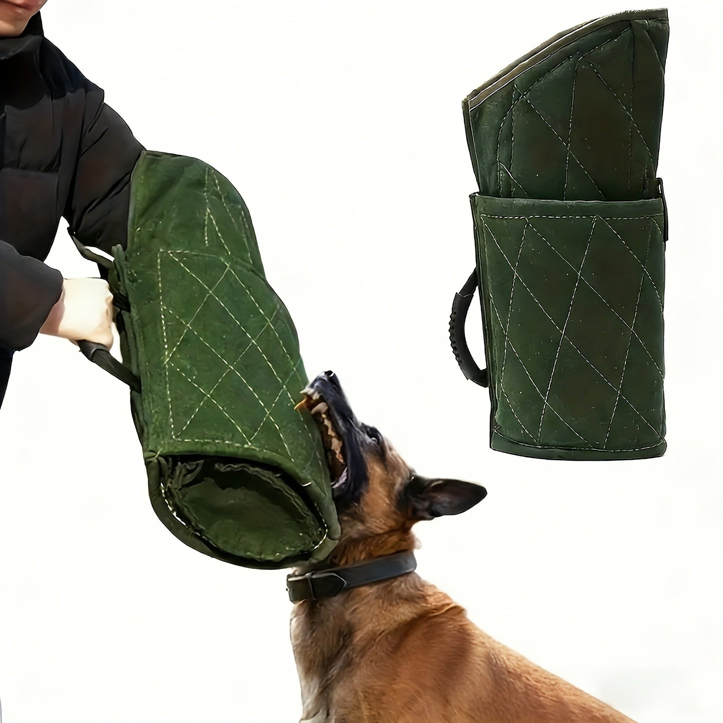 Dog Bite Sleeve for K9 Training - Heavy Duty Dog Training Sleeve for Pitbull German Shepherd Large Dogs, IPO Obedience Bite Tug Toy for Puppy & Adult Dogs, Durable Interactive Bite Training Arm Sleeve