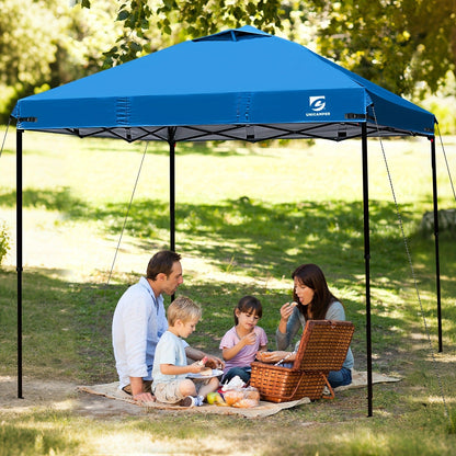 10x10 Canopy Replacement Top Cover for Straight Leg Tents – Ventilation Ports, Instant Shade, 11 Color Options – Waterproof Pop-Up Canopy Top for Camping, Outdoor Events & Backyard (Top Cover Only)