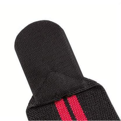 Weightlifting Wrist Wraps – Professional Wrist Support for Gym, Powerlifting & Fitness Training, Hand Washable, 1 Pair