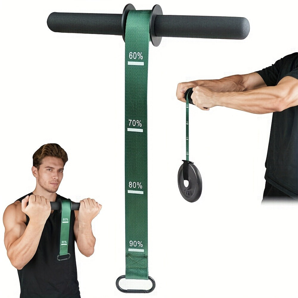 Forearm Strengthener Bar Wrist & Forearm Muscle Trainer – Iron Power Training Equipment for Grip Strength, Universal Fit, No Power Required, Portable Fitness & Outdoor Sports Gear for Men & Women
