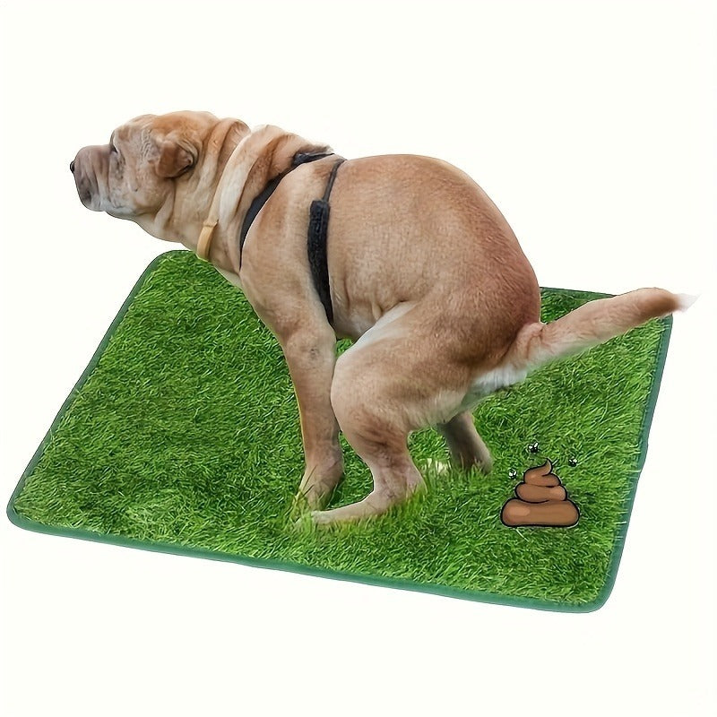 Artificial Grass Dog Potty Pad Washable Reusable - Odor-Proof Pet Training Lawn Mat for Indoor Outdoor Use, Dog Urine Grass Pad 18 x 28 Inch for Puppies & Adult Dogs