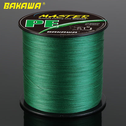 PE Braided Fishing Line 500m – 4 Strand 100% PE, Multi-Color & Solid Colors, 20-85lb, Saltwater Freshwater Carp Fishing