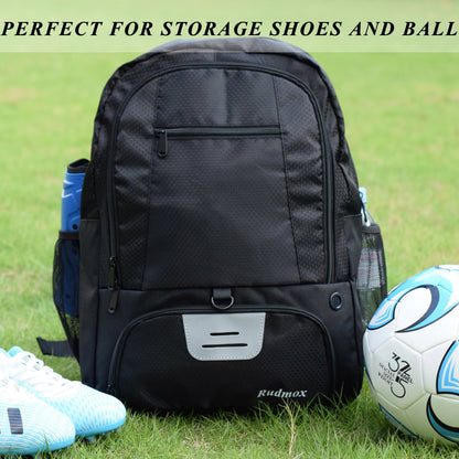 Soccer Ball Backpack – Sports Bag with Cleat & Ball Compartment