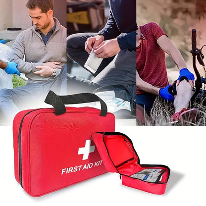 152 Piece Emergency Survival First Aid Kit – Portable Outdoor Camping Hiking Survival Kit with Professional Scissors, Forceps & Essential First Aid Supplies for Adventure, Travel & Emergency Preparedness
