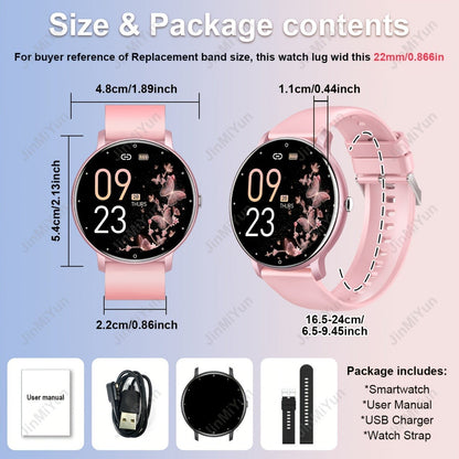Smart Watch With 1.5 Inch Large Display, Wireless Calling & Dialing, Silicone Band Fitness Tracker With Multiple Sports Modes, Message Notifications, Remote Photo & Music Control, Compatible With Android and iPhone