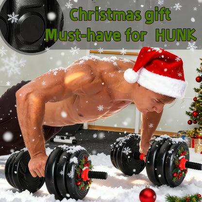 Free Weight Set 4-in-1 Adjustable Dumbbells 20–90LBS – Converts to Kettlebell, Barbell & Push-Up Stand, Double Nuts Non-Slip Bar for Home Gym Men Women