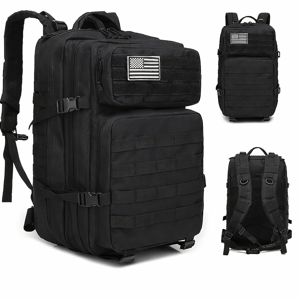 Tactical Backpack 45L – Military Rucksack for Men Women Hiking Camping Emergency 3-Day Bug Out Bag