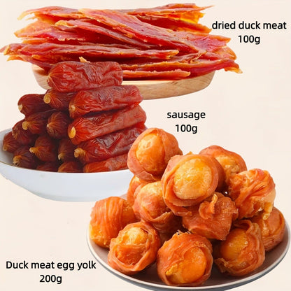 Natural Dog Treats Set Duck Chicken Milk Stick Sweet Potato Grain Free High Protein Low Fat Dental Health Gift Box Combinations for Dogs