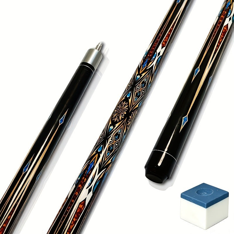 Vintage Maple Pool Cue Stick 58 Inch 20oz – Classic Retro Design Billiard Cue with 3 Style Options – Perfect Gift for Dad, Men & Billiard Enthusiasts, Great for Home & Bar