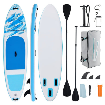 Inflatable Paddle Board SUP – Non-Slip EVA Deck, Complete Accessories Kit, Stable & Lightweight for Adults All Skill Levels