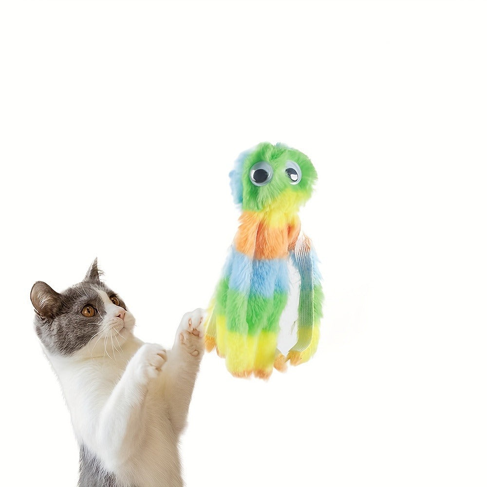 Cat Kick Toy Octopus 5-Pack - Cute Stuffed Chew & Kick Plush Toy for Indoor Cats, Teaser Wand Replacement Heads, Colorful Catnip-Style Interactive Cat Toy Set for Biting & Bunny Kicking