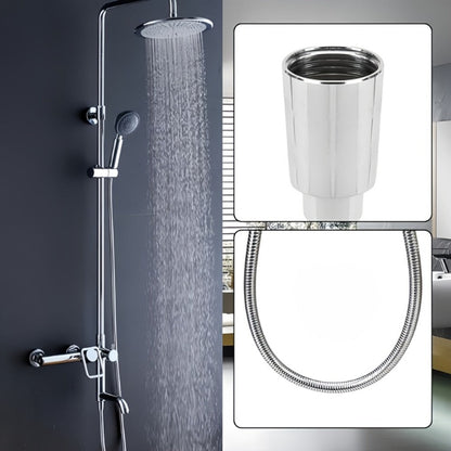 Flexible Stainless Steel Shower Hose Electroplated - Round Shape, Wall-Mounted Easy Install, for Rainfall Shower Heads & Sprayers, 59" / 78.7" / 118" Length Options, Chrome Finish