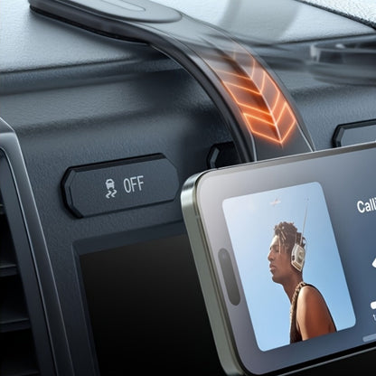 1X Fleximounts Magnetic Car Phone Mount, Detachable Bendable Aluminum Arm, Suitable for Dashboard Mounting on Most Car Models, Halloween, Christmas Gift, Stylish Design, Road Trip Essentials, Modern Additions, Car Interior Additions