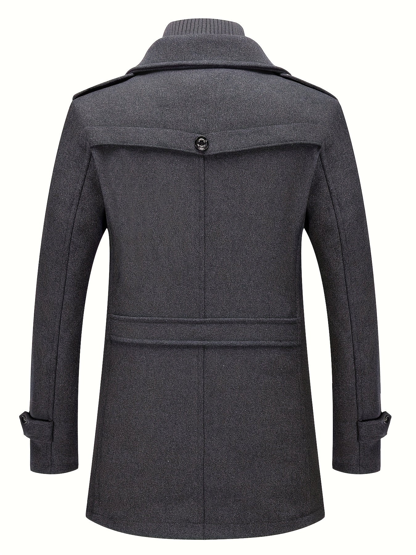 Men's Versatile Fleece Single-Breasted Coat