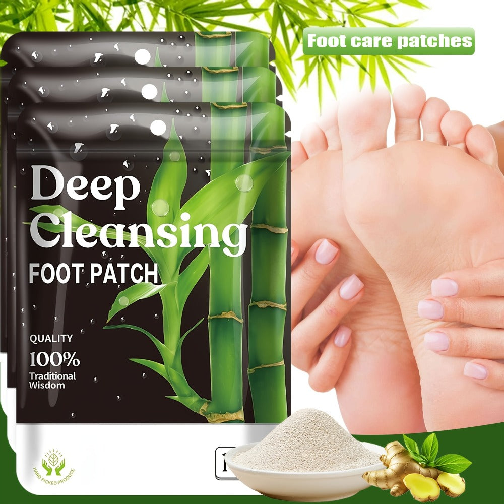 Foot Detox Pads Value Set 50pcs & 150pcs – Bamboo Vinegar & Ginger Deep Cleansing Overnight Patches, Alcohol-Free Natural Plant Formula, Green Golden Lavender Variants, Foot Care Gift for Women Men