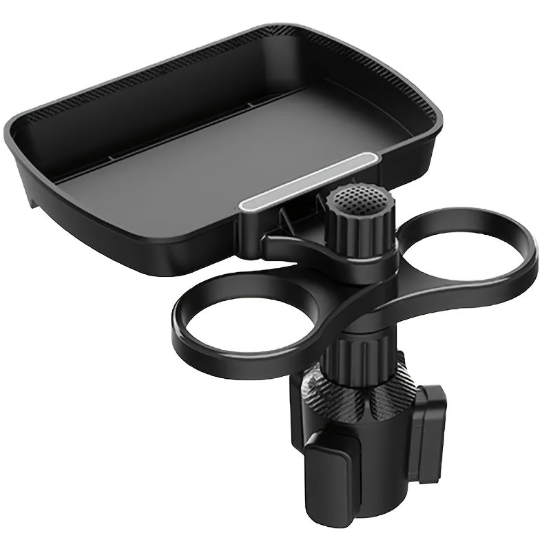 Car Cup Holders - Expansion Brackets, Car Trays, Car Storage Brackets, 360-Degree Rotation, Sturdy Bottom Design, Suitable for Most Car Cup Holders, Ideal for Automotive Gifts