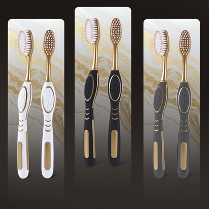 Gloryin Soft Bristle Toothbrush Set Anti-Slip Olive Handle Full Size Head Gentle Gum Care Daily Oral Hygiene for Adults Couples Household Travel 6pcs 12pcs Value Pack