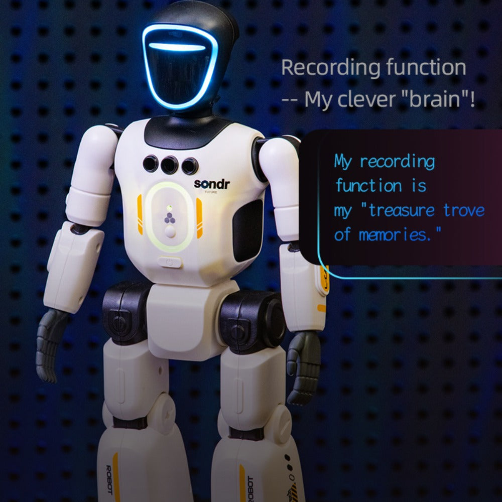 Smart Humanoid Robot Toy with Gesture Sensor & Voice Recorder – Advanced Pose-Controlled Joints, Smart Remote Control, Interactive STEM Robot for Kids Teens & Adults, Birthday Christmas Gift