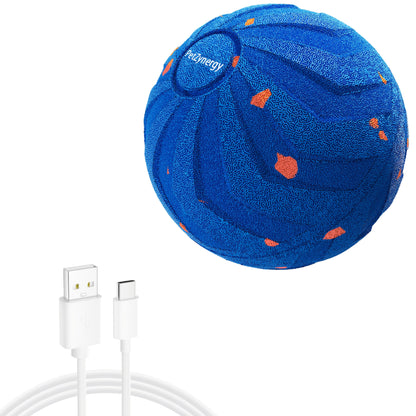 Interactive Dog Ball Toy USB Rechargeable - Automatic Bouncing Rolling Spinning Ball with Sleep Mode & Tap-to-Play, Smart Self-Moving Dog Toy for Indoor Play, Boredom Buster for Small Medium Large Dogs