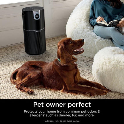 Shark NANOSEAL HEPA Air Purifier MAX – Covers 1350 Sq Ft, Clean Sense IQ Auto-Adjust, Captures 99.98% Dust & Allergens, PM1/PM2.5/PM10 Sensor, 4-Speed Fan, XL Room Purifier, White, Certified Refurbished