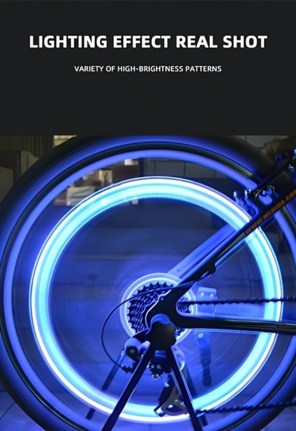 LED Breathing Light Tire Valve Caps – Running Horse & Wind Fire Wheel Light Effect for Car & Motorcycle Wheels