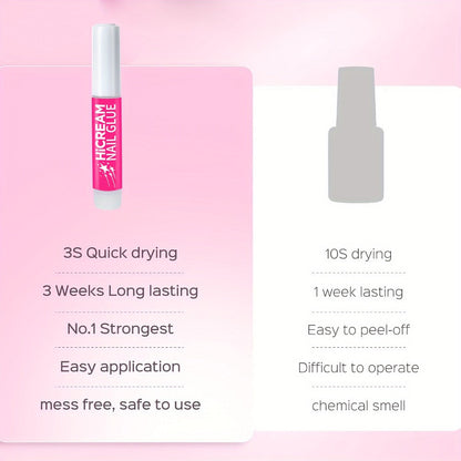 Acrylic Nail Glue Set 14 Pcs No Lamp Quick Dry Super Strong Bond — 12×2ml + 2×7ml Bulk Pack for Press On Nails, Fake Nails, Rhinestones & Nail Art Repair | Long-Lasting DIY & Salon Adhesive for Women