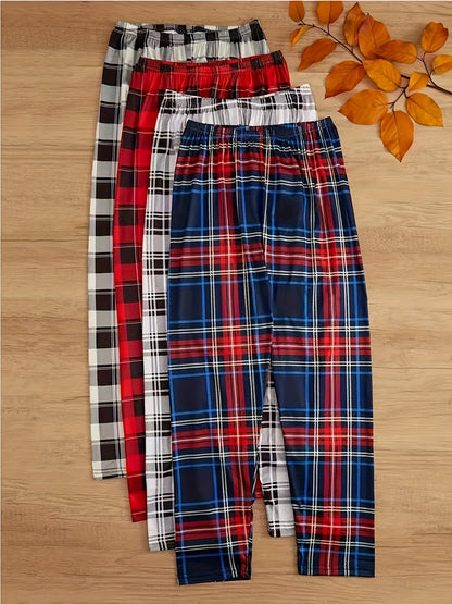 Men's Pajama Pants - Plaid Style 558117
