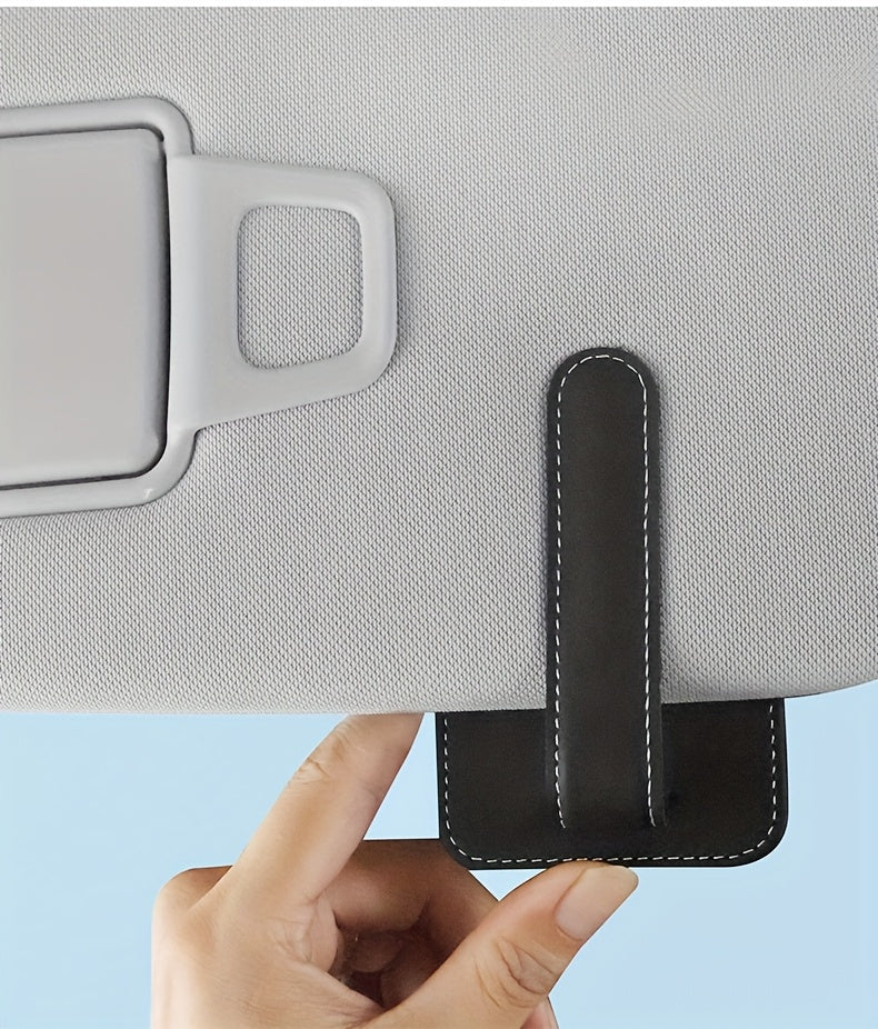 [Car Eyeglass Clip] High-Quality Car Eyeglass Clip, Multi-Functional Car Sun Visor Card Holder, In-Car Eyewear Storage Rack, Fashion Glasses Clip