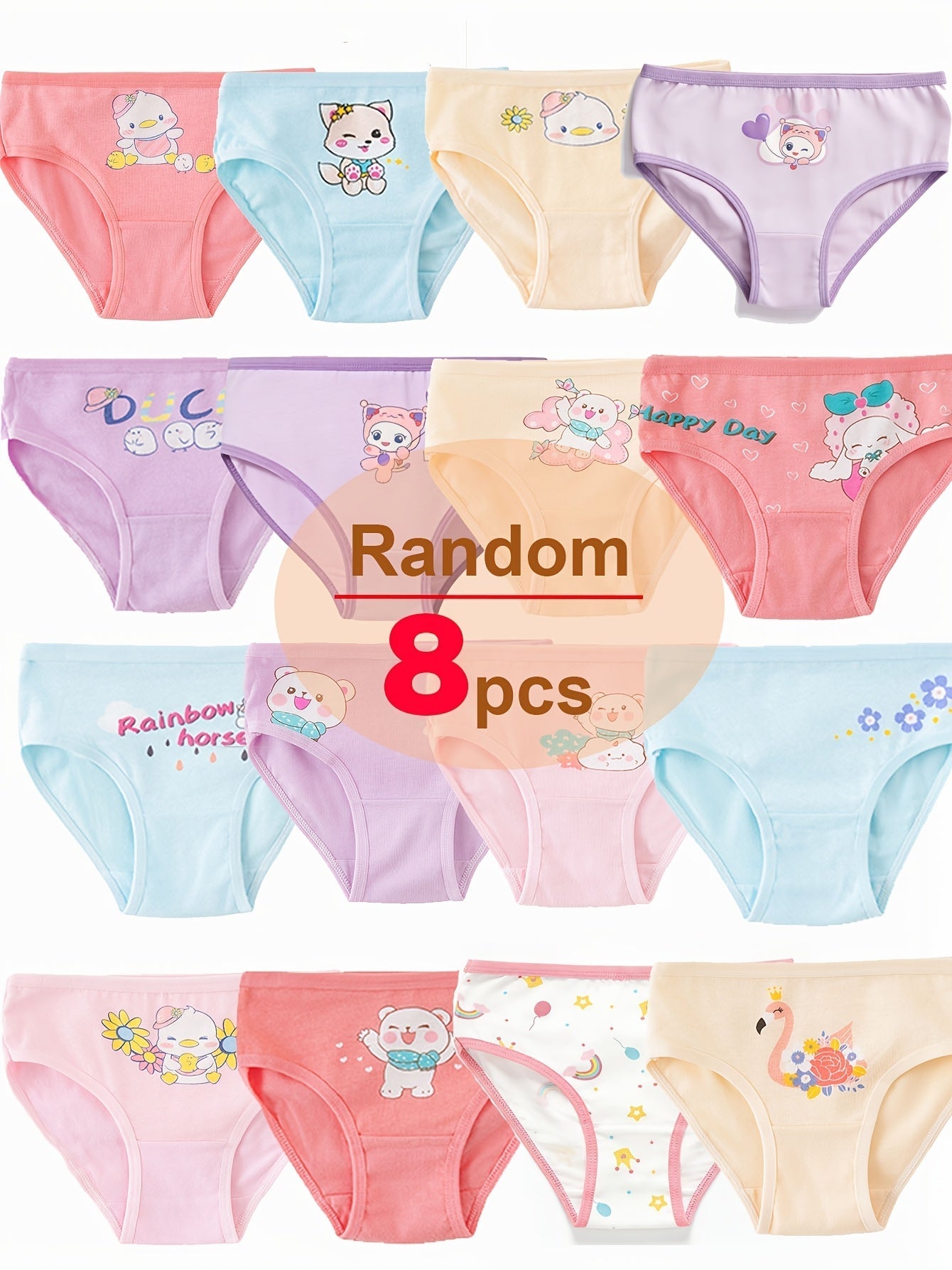 8-Pack Kids Briefs - Breathable Daily Comfort