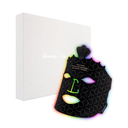 Red Light Therapy Face Mask 7 Color LED – FDA Cleared Silicone Mask for Anti-Aging, Wrinkles, Acne & Skin Whitening, Eye Protection, USB Rechargeable