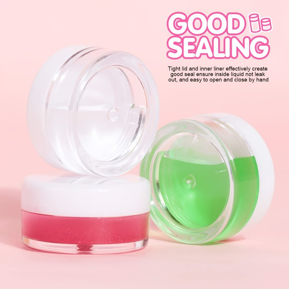 Mini Cosmetic Containers with Lids 60 Pack – 5g Small Round Plastic Sample Jars for Travel, Lip Balm, Lotion, Cream & DIY Beauty – Bulk Refillable Empty Pots for Skincare Packaging & Gifting