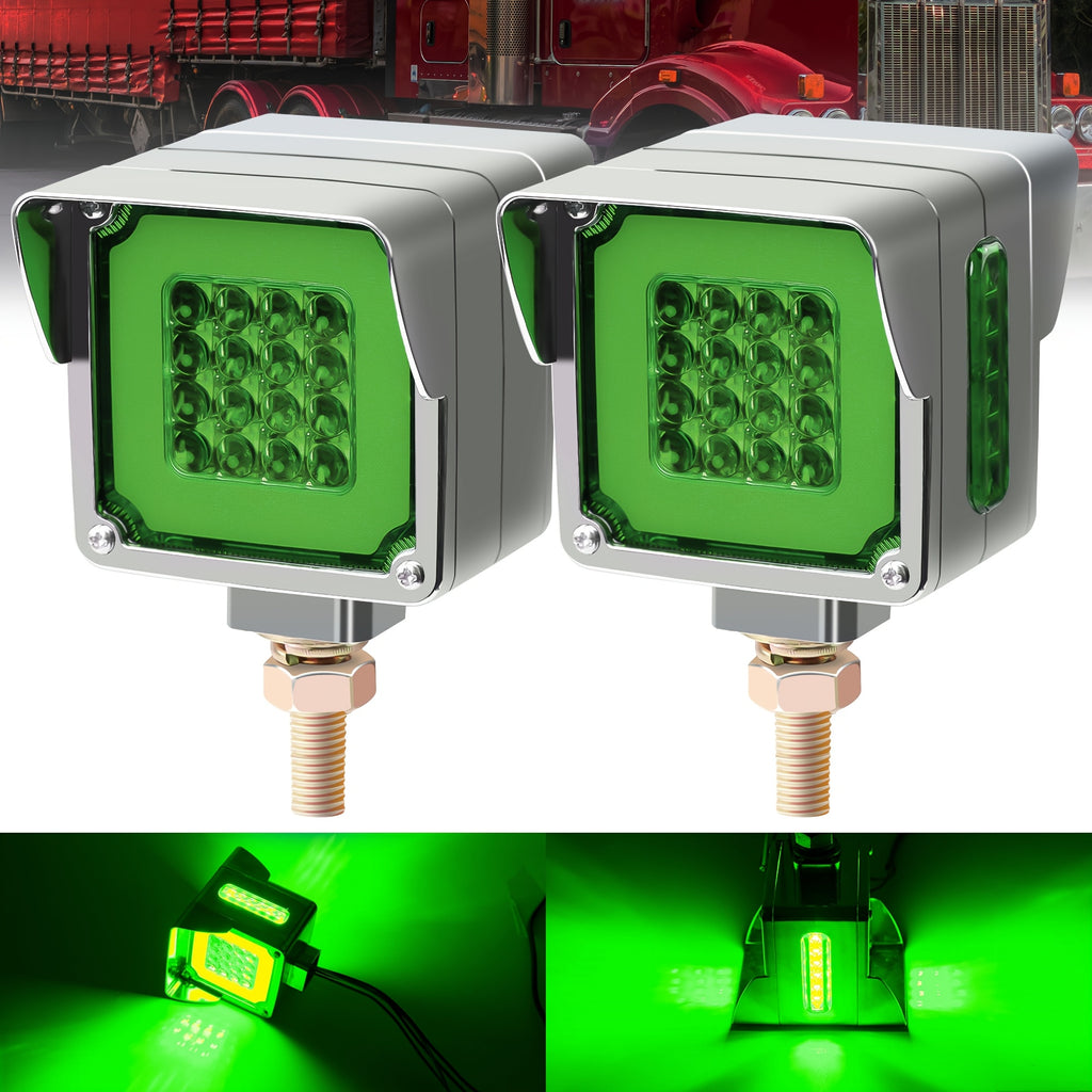 Truck Side Lights, Indicator Lights, Side Lights, LED Lights, Signal Lights, Car Lights, Square Lights
