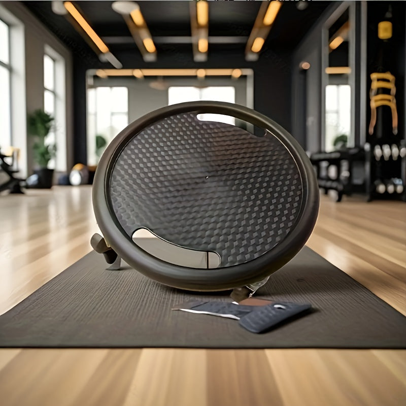 Ab Wheel Roller & Gliding Disc for Core Training - Multifunctional Ab Training Board with Quiet Wheels, Full-Body Cardio Workout Equipment, Durable PP & Stainless Steel, Gym Home Use, Men & Women