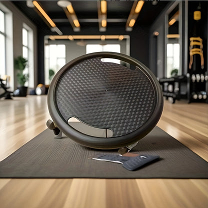 Ab Wheel Roller & Gliding Disc for Core Training - Multifunctional Ab Training Board with Quiet Wheels, Full-Body Cardio Workout Equipment, Durable PP & Stainless Steel, Gym Home Use, Men & Women