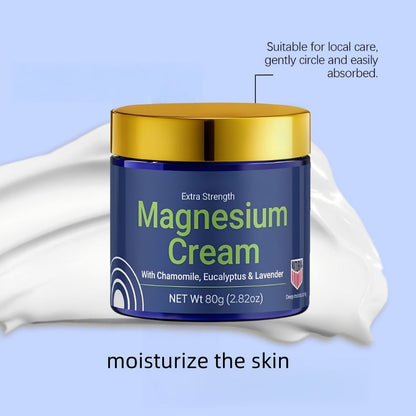 Magnesium Deep Hydration Body Lotion 2-Pack — Fast Absorbing Non-Greasy Moisturizing Cream for Dry Skin, Skin-Friendly Formula for Office Workers Athletes Seniors Daily Body Care