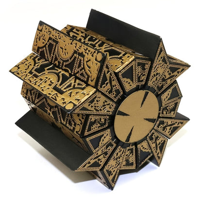 Lament Configuration Puzzle Box Cube – Functional Detachable Deformation Lock Box with Display Base, Brain Teaser Desk Decor, Unique Gift for Adults Horror Fans Christmas Halloween Birthday