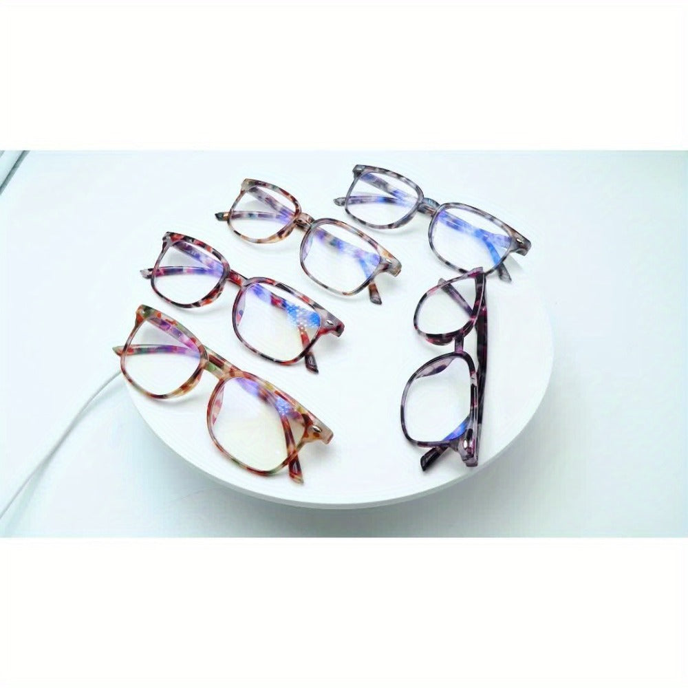 Blue Light Blocking Reading Glasses for Women 5-Pack – Stylish Computer Readers with Spring Hinges, Anti-Blue Light Lenses, Multiple Strengths 1.0–4.0x, Multicolor