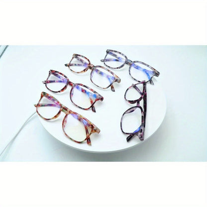 Blue Light Blocking Reading Glasses for Women 5-Pack – Stylish Computer Readers with Spring Hinges, Anti-Blue Light Lenses, Multiple Strengths 1.0–4.0x, Multicolor