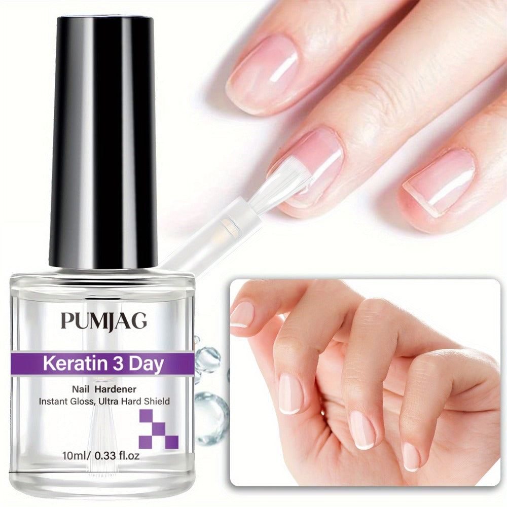 Nail Strengthening Oil Serum – 3-Day Manicure Treatment with Biotin, Vitamin A E C & Calcium for Brittle Nails | Formaldehyde-Free Nail Repair & Growth Serum 0.34oz