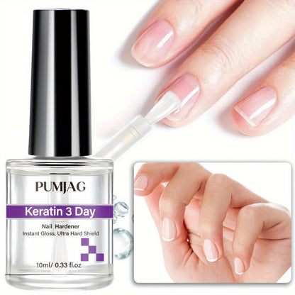 Nail Strengthening Oil Serum – 3-Day Manicure Treatment with Biotin, Vitamin A E C & Calcium for Brittle Nails | Formaldehyde-Free Nail Repair & Growth Serum 0.34oz