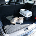 Thick Anti Slip All-weather Cargo Mat for the Trunk, with a  Design-Suitable for Small Cars/ SUVs/ Vans, Pickup Trucks, Etc.Waterproof, Wear-resistant, Easy to Clean Rubber Carrier Protective Pad