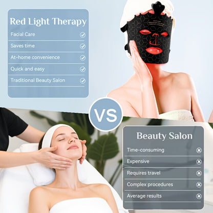 Red Light Therapy Face Mask 7 Color LED – FDA Cleared Silicone Mask for Anti-Aging, Wrinkles, Acne & Skin Whitening, Eye Protection, USB Rechargeable